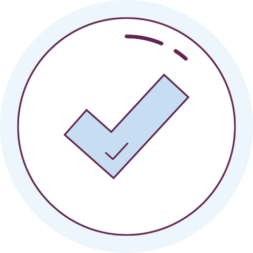 Icon of a checkmark