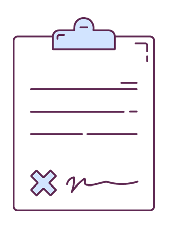 Icon of a clipboard